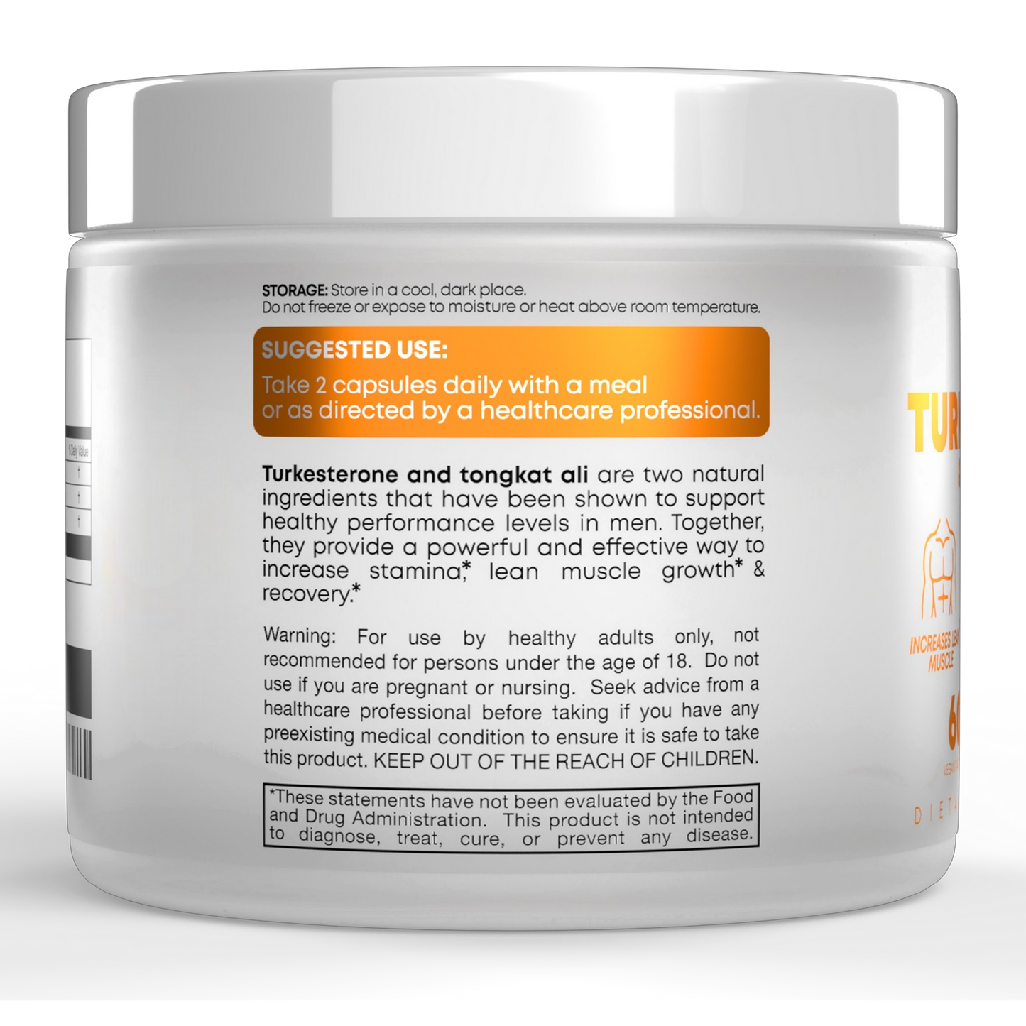 Turkesterone & Tongkat Ali Supplement 1000mg