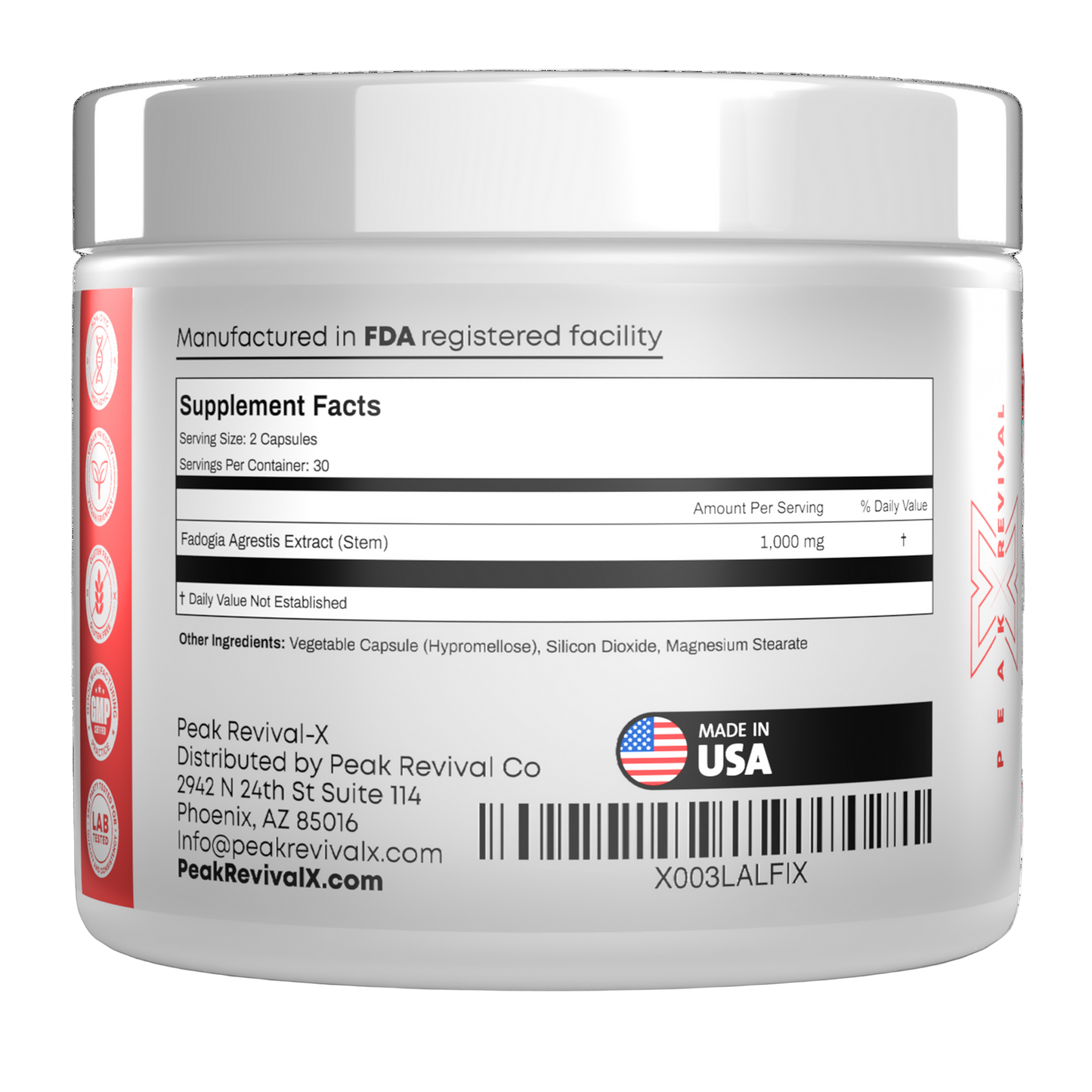 Fadogia Agrestis Supplement 1000mg