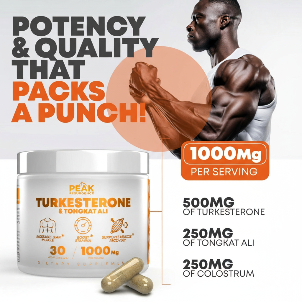 Turkesterone & Tongkat Ali Supplement 1000mg