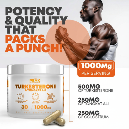 Turkesterone & Tongkat Ali Supplement 1000mg