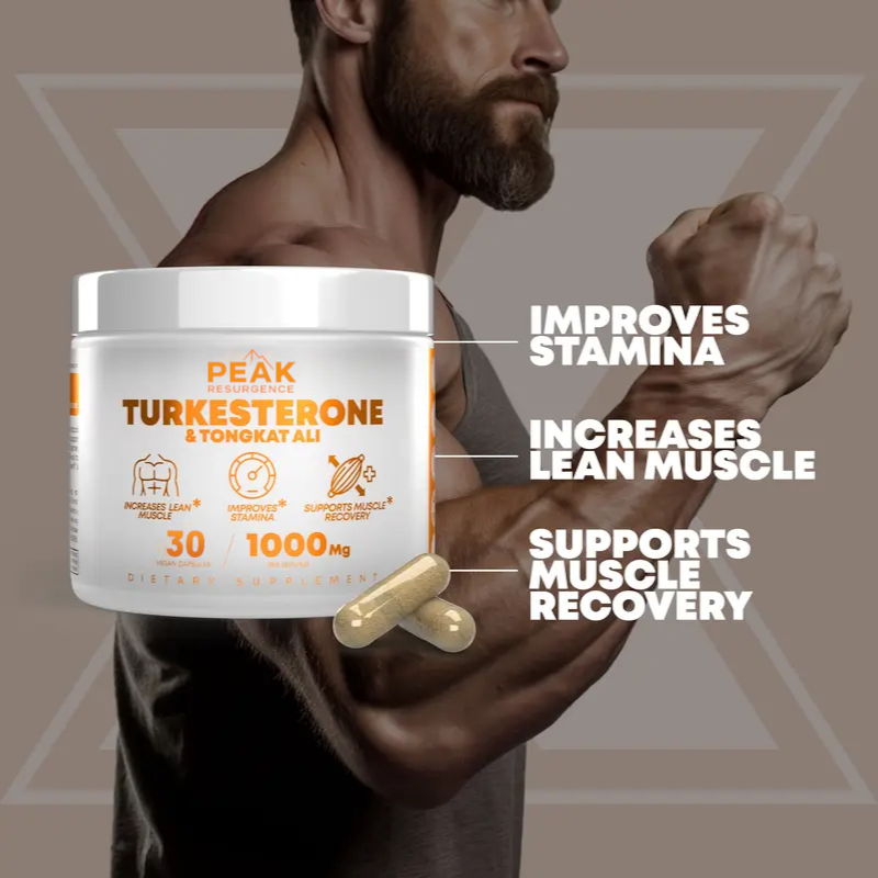 Alpha Muscle Stack – 2000mg Total Strength Formula | Turkesterone + Tongkat Ali + Fadogia Agrestis